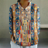 Andrea - Artistic Mosaic Blouse