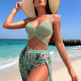 Faith - High Support High Waist Set with Matching Cover Up