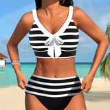 Molly - High Waist Striped Bikini