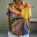 Ellie - Sunburst Patchwork Blouse