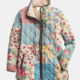 Abigail - Floral Patchwork Quilted Jacket