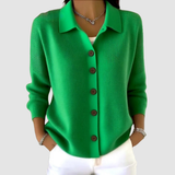Genevieve - Soft Button-Up Knit Cardigan