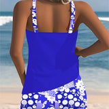 Leslie - Swimsuit Tank Top with Printed Boxer Set