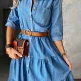 Willow - Casual Elegant Denim Dress