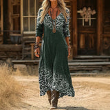 Holly - Casual Long Sleeve Dress with Vintage Inspiration