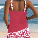 Leslie - Swimsuit Tank Top with Printed Boxer Set
