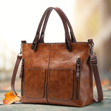 Alexandra - Iconic Retro PU Leather Crossbody Handbag
