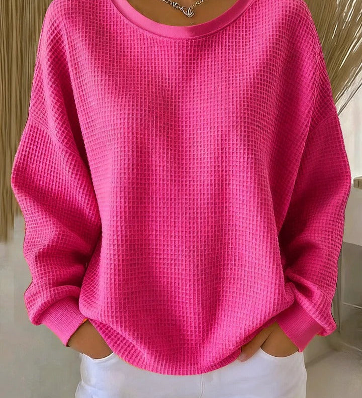 Diane | Classic Waffle Knit Sweater