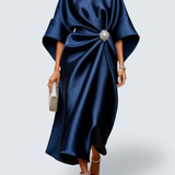 Savannah - Luxe Shimmer Satin Long Dress
