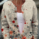 Ruby - Vintage Floral Knit Cardigan