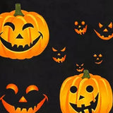 Elsie | Halloween-Inspired Pumpkin Print Loose Round Neck Sweatshirt