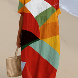 Amber - Colorful Patchwork Dress