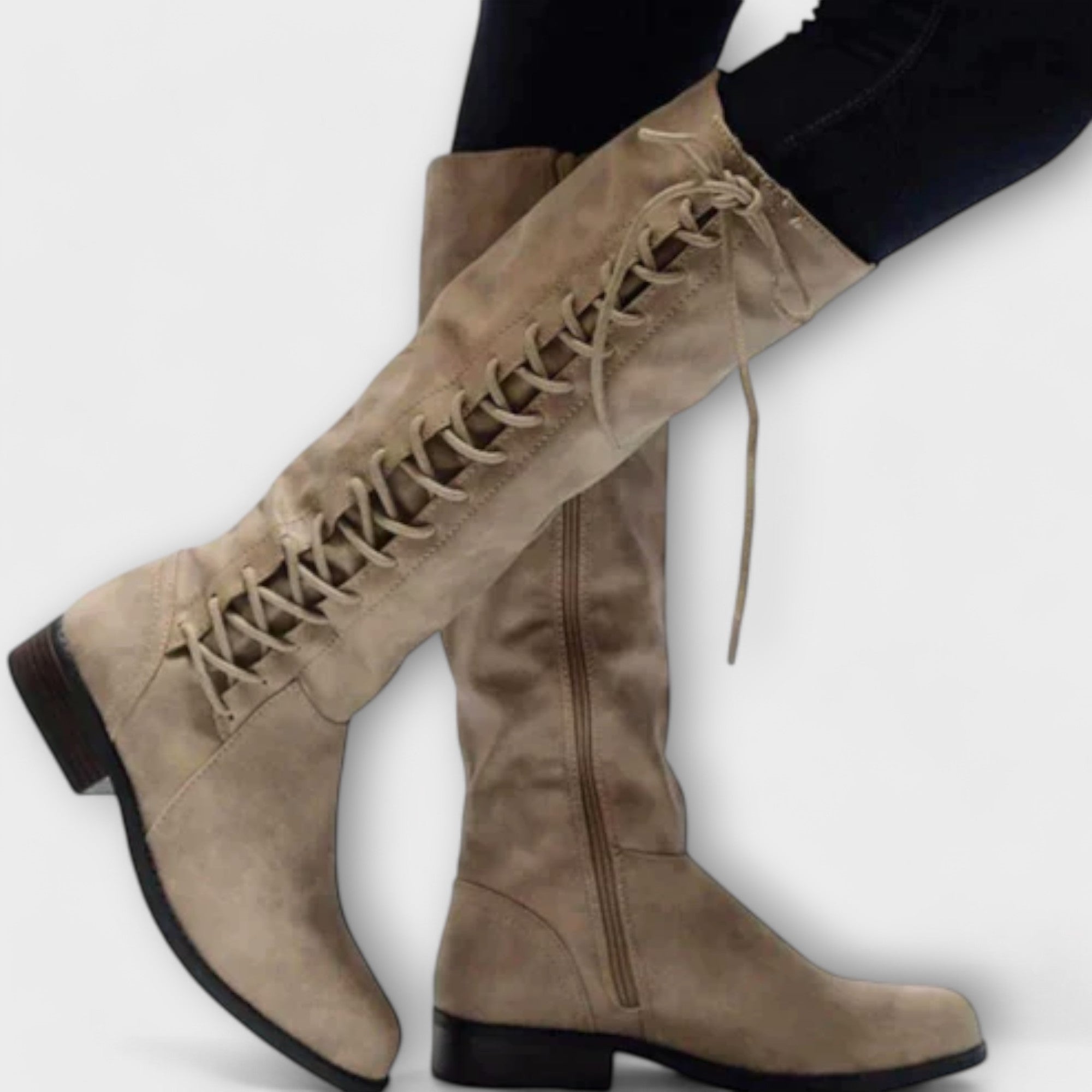 Angela - Leather Tall Boots