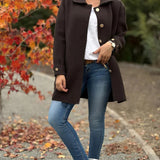 Andrea - Classic Button-Down Oversized Coat