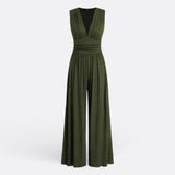 Aaliyah - Chic Sleeveless Jumpsuit with Wide Legs