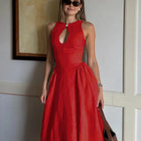 Stephanie - Elegant Midi Dress