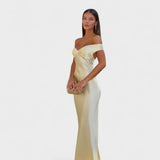 Megan - Maxi Dress in Satin