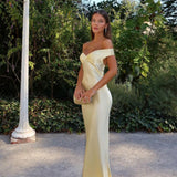 Megan - Maxi Dress in Satin
