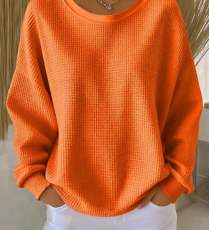 Diane | Classic Waffle Knit Sweater