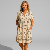 Charlotte - Cotton Linen Dress
