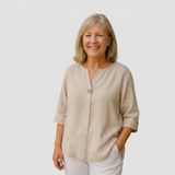 Sydney - Lightweight Draped Blouse