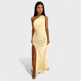 Veronica - Long Satin Dress