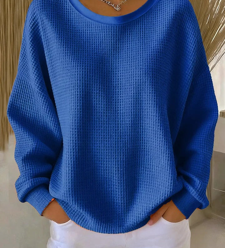 Diane | Classic Waffle Knit Sweater