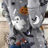 Erica | Halloween-Inspired Long Sleeve Sweatshirt