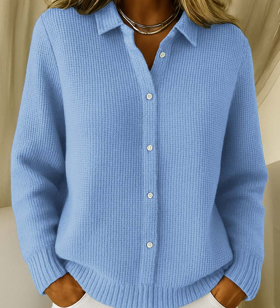 Patricia | Textured Button-Front Cardigan