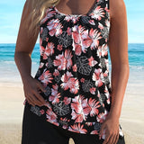Marley - Floral Print Tankini Set