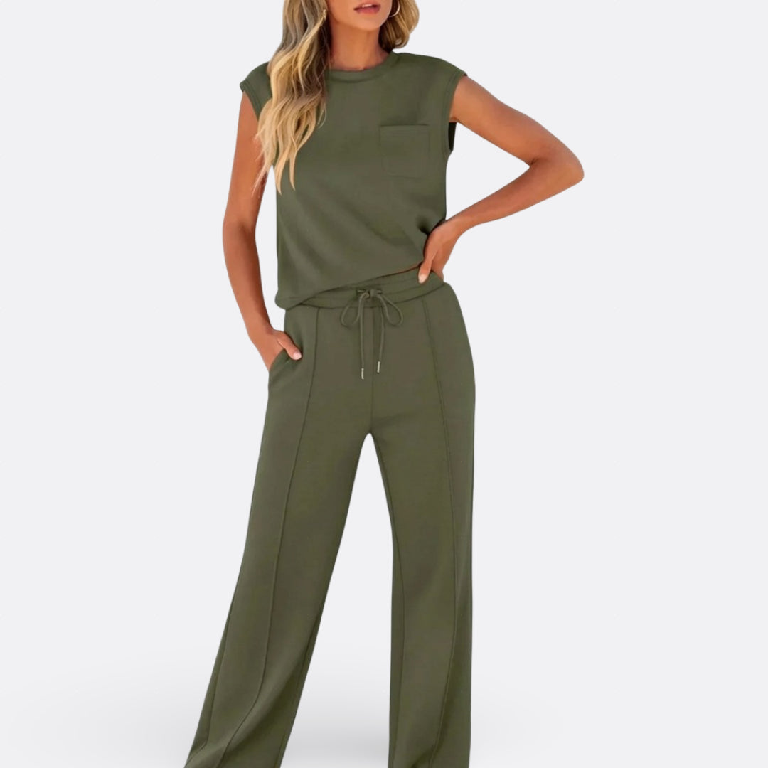 Rachel - Casual Set in Soft Lounge Fabric