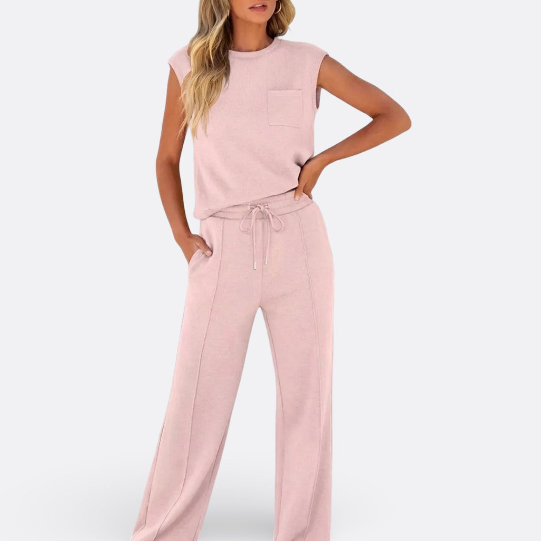 Rachel - Casual Set in Soft Lounge Fabric