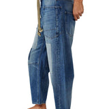 Chloe - Patchwork Drawstring Jeans