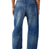 Chloe - Patchwork Drawstring Jeans