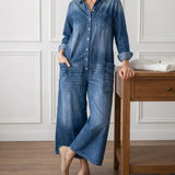 Serenity - Denim Cotton Jumpsuit